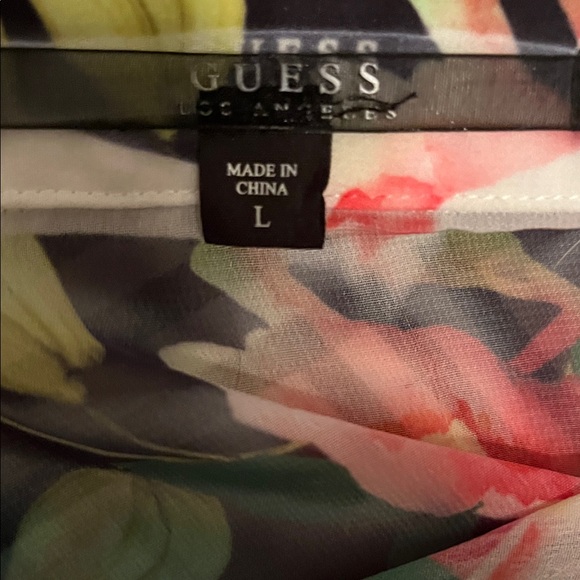 Guess Floral Blouse - Black and Pink - Picture 14 of 14